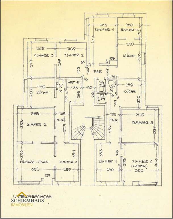 Grundriss Souterrain