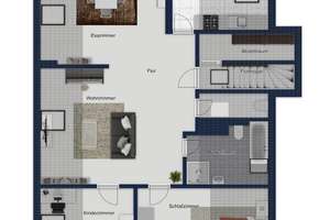 Charmante Dachgeschosswohnung mit großer Garage und Gartenanteil – Die vollständige Adresse der Immobilie erhältst du vom Anbieter., 68794 Oberhausen-Rheinhausen – Vorschaubild 14