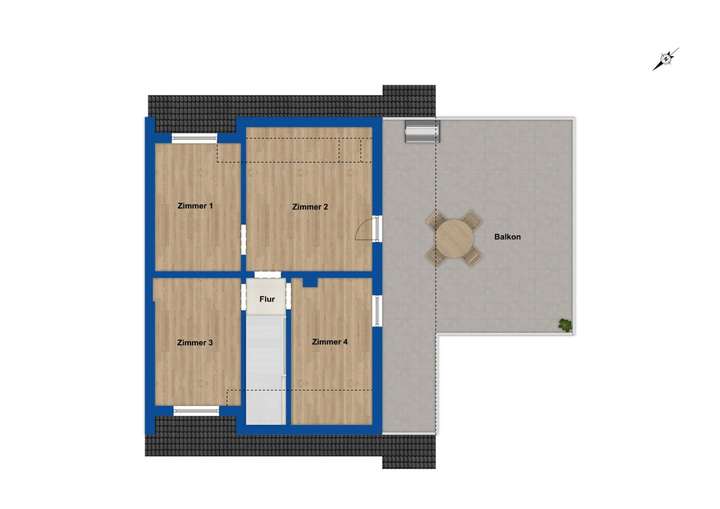 Grundriss Obergeschoss