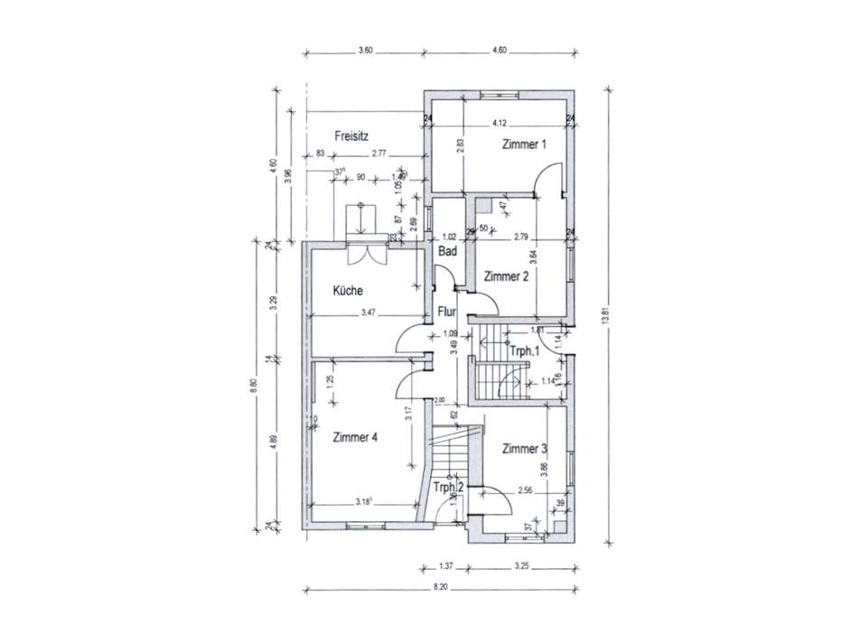 Erdgeschoss - nicht maßstäb...