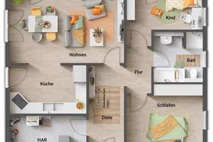 Moderner Bungalow im eigenen Garten – Die vollständige Adresse der Immobilie erhältst du vom Anbieter., 94348 Atting – Vorschaubild 13