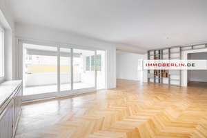IMMOBERLIN.DE - Am Hubertussee! Frisch renovierte 3-Zimmer-Wohnung mit Sonnenterrasse in Grunewald