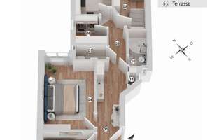 Möblierte 4,5‑Zimmer Altbau‑Erdgeschosswohnung mit zwei Terrassen in begehrter Lage – Die vollständige Adresse der Immobilie erhältst du vom Anbieter., 20251 Hoheluft-Ost, Hamburg – Vorschaubild 18