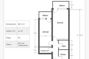 Moderne Zwei-Zimmer-Wohnung in Hannover mit Balkon – Hannoversche Straße 29, 30629 Misburg-Nord, Hannover – Vorschaubild 11