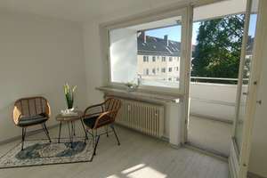 Helle 2-Zimmer-Wohnung mit saniertem Balkon, saniertem Bad und Einbauküche nahe Uni – Schaumburgstraße 18, 30419 Herrenhausen, Hannover – Vorschaubild 1