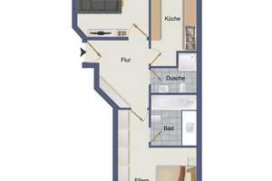 MITTEN IN OBERKASSEL - MODERNE 2-ZIMMER-WOHNUNG MIT BALKON & TG-STELLPLATZ – Düsseldorfer Straße 140, 40545 Düsseldorf – Vorschaubild 17