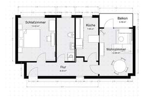 Moderne ca. 48 qm Wohnung in zentraler Lage *WE 8* – Die vollständige Adresse der Immobilie erhältst du vom Anbieter., 58097 Mittelstadt, Hagen – Vorschaubild 17