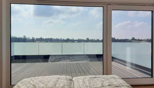 Bild von Modernes Ferientraumhaus am Bernsteinsee: Neubau-Doppelhaushälfte mit Luxusausstattung