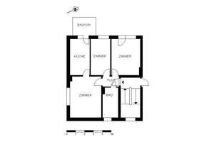 Nette Nachbarn gesucht: 2,5-Zimmer-Wohnung – Bromberger Str. 85, 28237 Gröpelingen (Ortsteil), Bremen – Vorschaubild 2