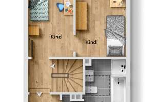Familienfreundliches Reihenmittelhaus mit Garten, Kamin und Garage in schöner Wohnlage von Wickede – 44319 Wickede, Dortmund – Vorschaubild 15