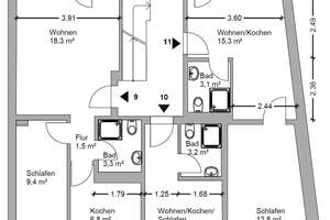 Attraktives Mehrfamilienhaus in der Fürther Innenstadt – Pfisterstraße 13, 90762 Altstadt, Innenstadt, Fürth – Vorschaubild 8
