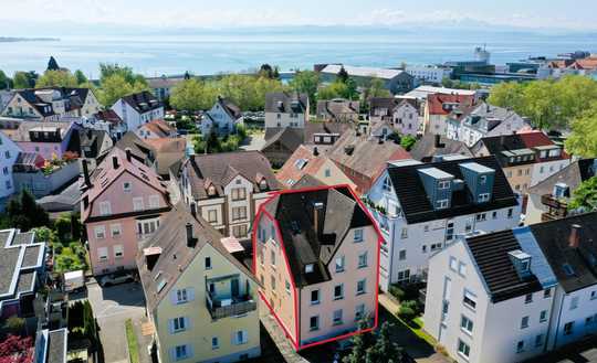 Stadtwohnung für Singles und Paare in FN - 3-Zi-DG-Wohnung