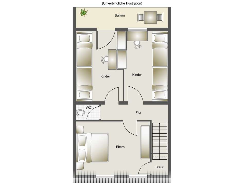 Grundriss Obergeschoss