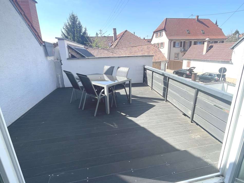 große Dachterrasse OG