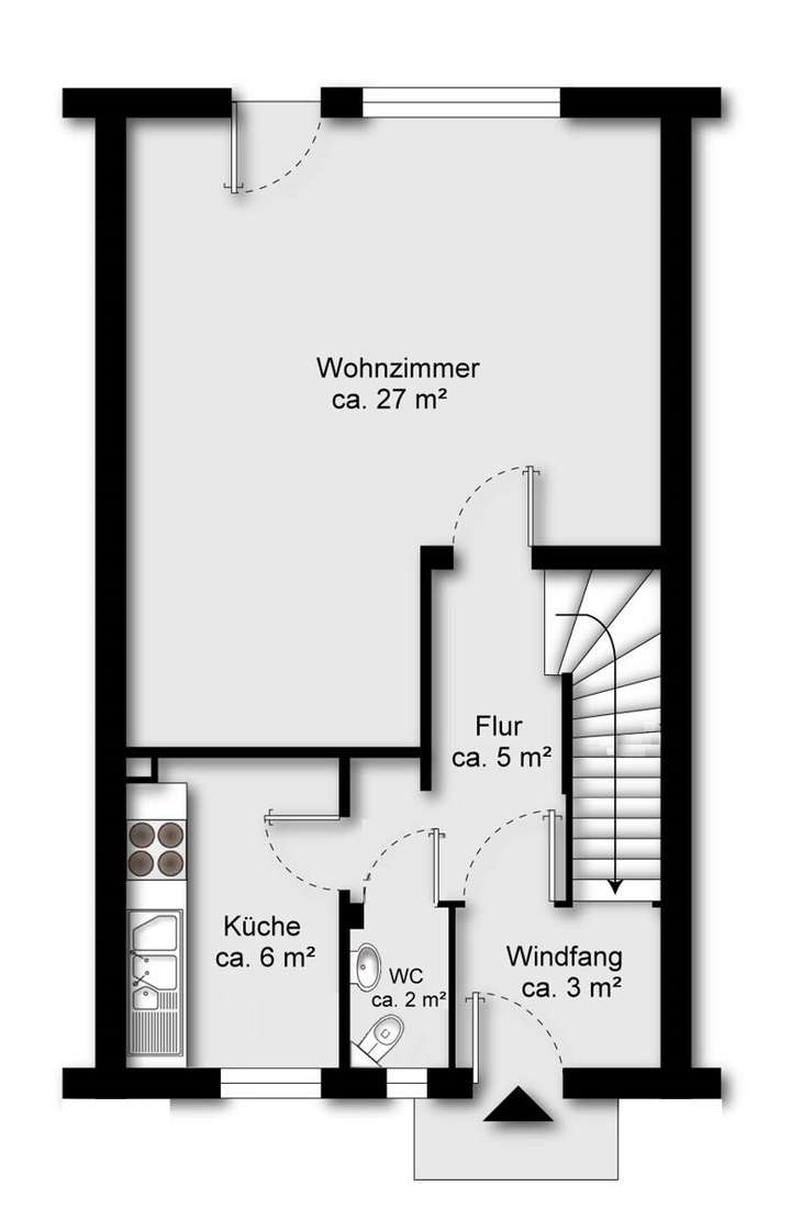 Grundriss Erdgeschoss