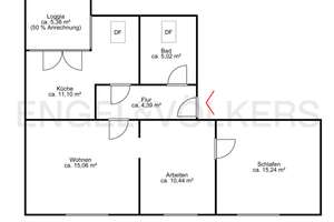 Attraktive Dachgeschosswohnung mit Dachterrasse in zentraler Lage von Harburg! – Die vollständige Adresse der Immobilie erhältst du vom Anbieter., 21073 Harburg (Ortsteil), Hamburg – Vorschaubild 13