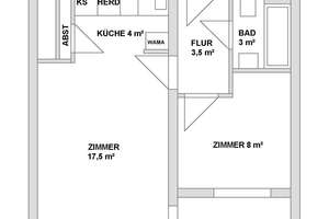 Gut geschnittene 1,5 Zimmer in ruhiger, sonniger Lage, sofort frei! – Die vollständige Adresse der Immobilie erhältst du vom Anbieter., 22457 Schnelsen, Hamburg – Vorschaubild 9