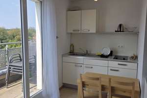 Wohnen mit Panoramablick: Ein-Zimmer-Apartment in Freiburg-Rieselfeld
