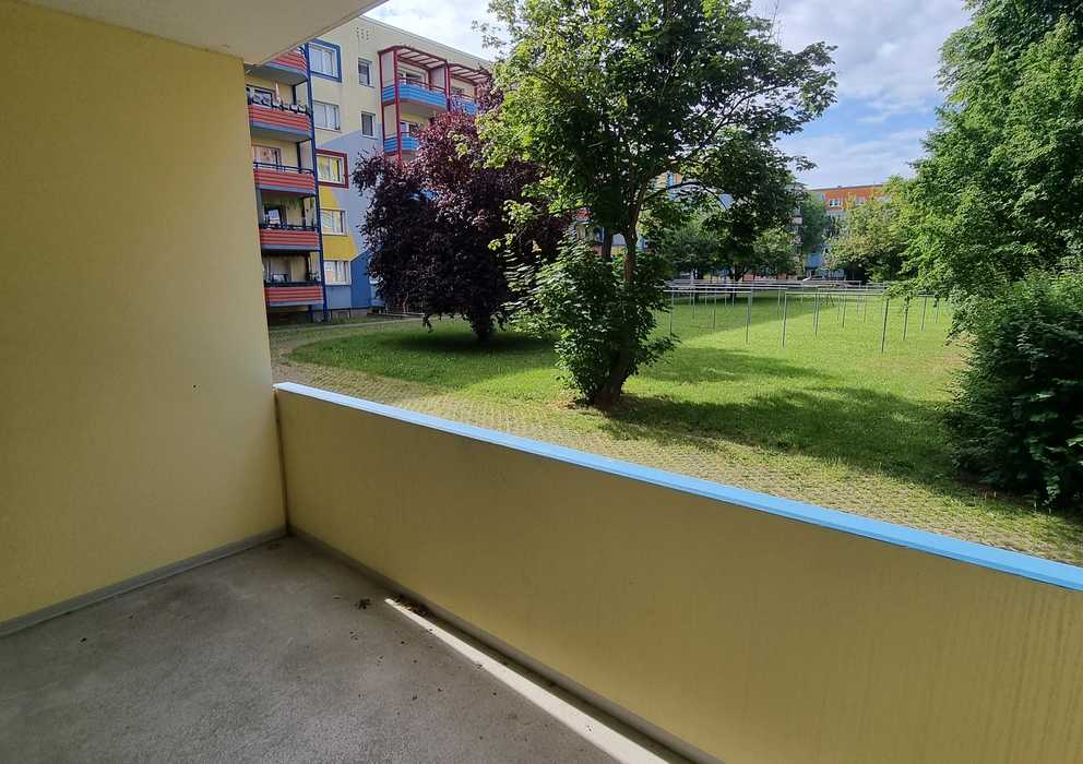 3-Zimmer-Wohnung mit ebenerdiger Dusche und großem Balkon