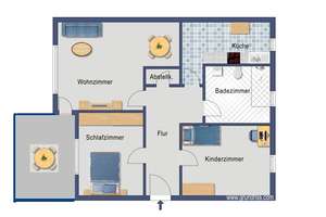 Helle 3 Zimmer Wohnung sucht Mieter!
