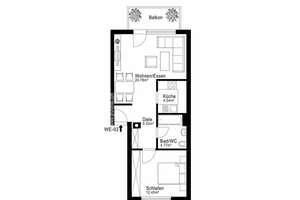 Ihr Platz zum Durchatmen: Moderne 2-Zimmer-Wohnung mit Grünblick im Herzen von Neckarau – Die vollständige Adresse der Immobilie erhältst du vom Anbieter., 68199 Neckarau, Mannheim – Vorschaubild 7