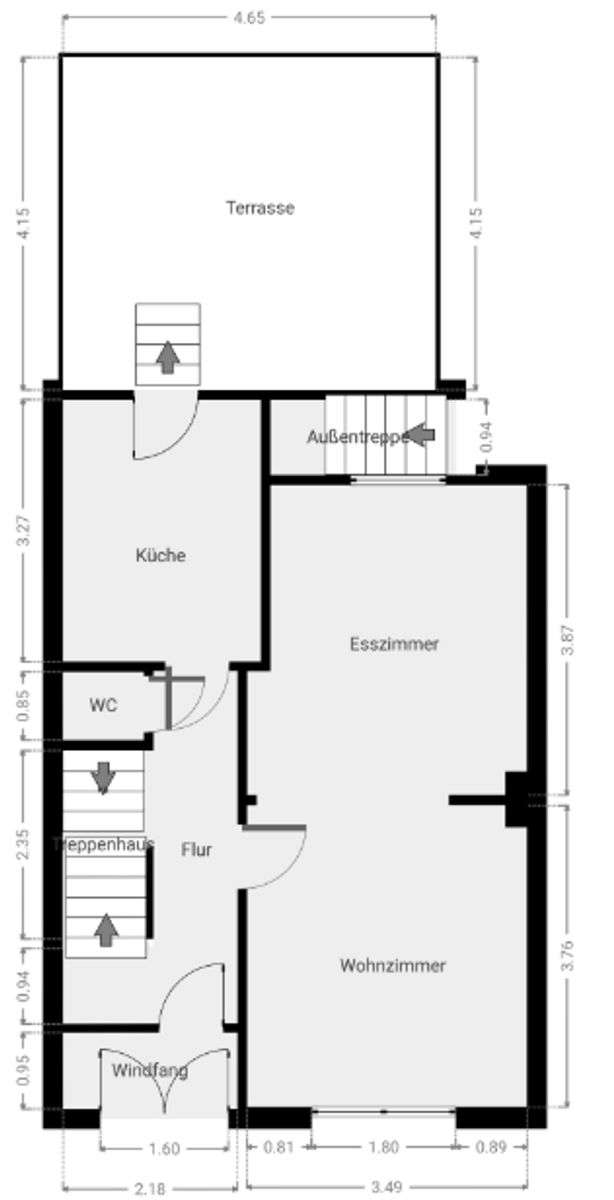 Grundriss Skizze EG