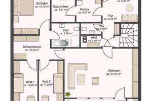 Helles Wohnparadies! Flachdach-Bungalow mit Sonnenterrasse in Mainz-Finthen – Die vollständige Adresse der Immobilie erhältst du vom Anbieter., 55126 Finthen, Mainz – Vorschaubild 11