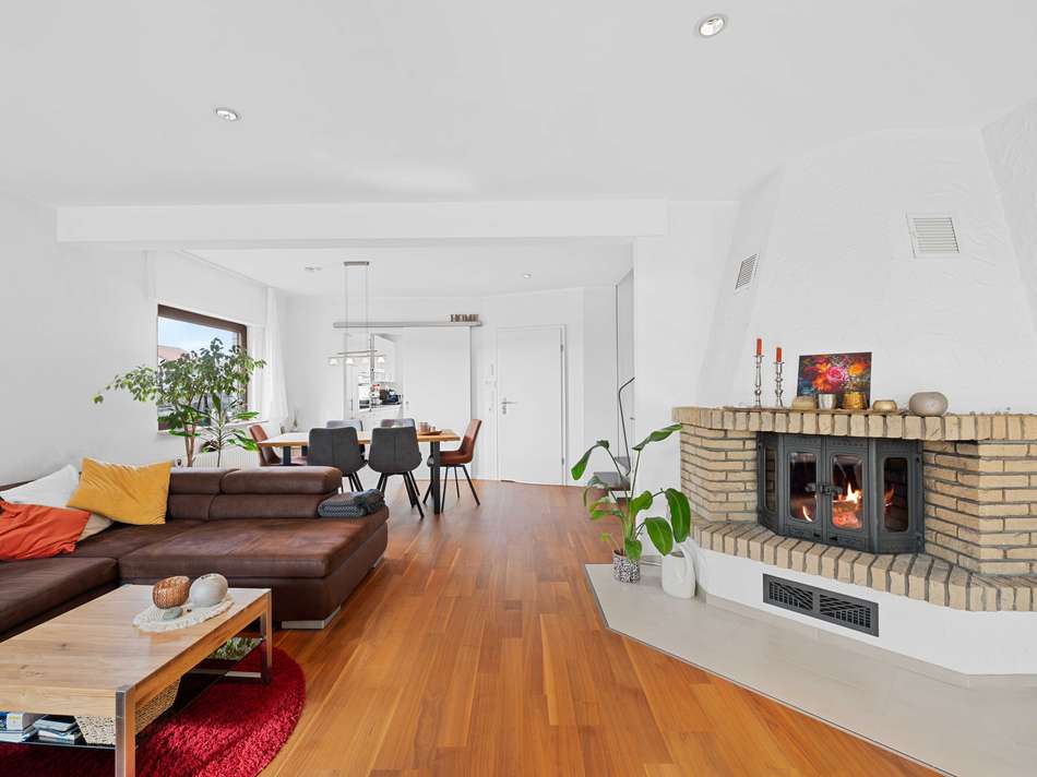 Wohnen mit Kaminstimmung