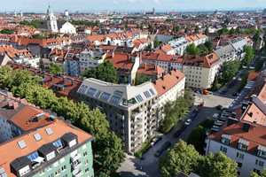 Einzigartige Dachgeschosswohnung mit herrlicher Süd-Dachterrasse zum ruhigen und grünen Innenhof – München – Vorschaubild 3