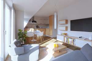 3-Zimmer-Wohnung, Maisonettewohnung über zwei Etagen mit drei Balkonen – Die vollständige Adresse der Immobilie erhältst du vom Anbieter., 80807 Milbertshofen, München – Vorschaubild 3