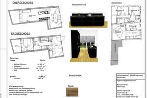 Exklusives 93m2 Stadthaus mit Bad und Einbauküche in der Altstadt Ingolstadts - ATELIERHAUS