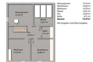 IMMOSPACE *** GROßZÜGIGES EIN-  BZW ZWEIFAMILIENHAUS MIT GARTEN, XXL-GARAGEN UND STADELBEREICH *** – Augsburg (Kreis) – Vorschaubild 32