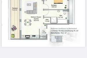 Modernes Penthouse im Grünen – Mariendorfer Straße 32, 48155 Gelmer-Dyckburg, Münster – Vorschaubild 9