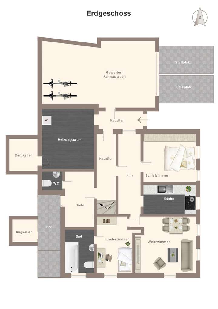 Grundriss Erdgeschoss