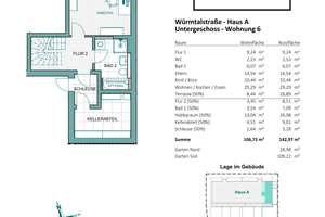 4-Zi Garten Neubau Wohnung 🧑🏻‍🧑🏻‍🧒🏻 mit Flair – Gaberlstraße 8, 81375 Großhadern, München – Vorschaubild 7
