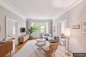 Alois Ansprenger - 5-Zimmer Altbauwohnung im Herzen von Schwabing – Siegesstraße 28, 80802 Schwabing-Ost, München – Vorschaubild 2