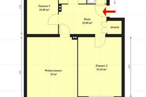 Gut geschnittene 3-Zimmer-Wohnung mit sehr guter Lichtdurchflutung – Namslaustrasse 39, 13507 Tegel, Berlin – Vorschaubild 10