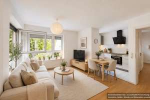 Gepflegte 2,5-Zimmer-Erdgeschosswohnung mit großzügiger Terrasse und TG-Stellplatz in Möhringen