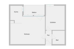 2-Zimmer-Wohnung in der Radeberger Vorstadt – Am Brauhaus 7, 1099 Radeberger Vorstadt, Dresden – Vorschaubild 6