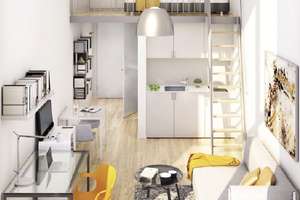 Traumhafte Galeriewohnung für Studenten - Studiosus 5 – Oberbürgermeister-Hohner-Straße 3, 86153 Am Schäfflerbach, Augsburg – Vorschaubild 4