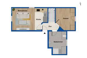 Gemütliche Maisonettewohnung mit Waldblick in Osnabrück-Hellern – Die vollständige Adresse der Immobilie erhältst du vom Anbieter., 49078 Hellern, Osnabrück – Vorschaubild 7