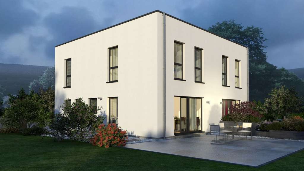 Immobilie in Röhrmoos - PURISTISCHES DOPPELHAUS - Bild 3