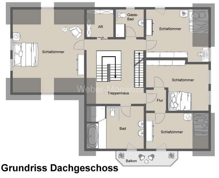 3406 Grundriss Dachgeschoss