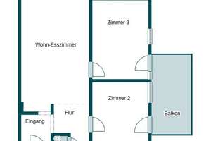 Attraktive 4-Zimmer-Wohnung, zwei Balkone und TG-Stellplatz in Mannheim (Erbpacht) – 68163 Neuostheim/Neuhermsheim, Mannheim – Vorschaubild 22