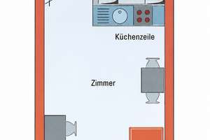 Studentenapartment Zentrumsnah Provisionsfrei – Äußere Brucker Straße 163, 91056 Schönfeld, Erlangen – Vorschaubild 2