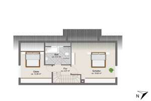 Hochwertig ausgestattete und top gepflegte Doppelhaushälfte mit Garage und eingewachsenen Garten – Die vollständige Adresse der Immobilie erhältst du vom Anbieter., 80995 Feldmoching, München – Vorschaubild 19