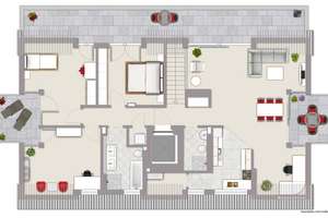 Großzügiges Penthouse mit bequemem Aufzug direkt in die Wohnung – Die vollständige Adresse der Immobilie erhältst du vom Anbieter., 70499 Weilimdorf (Ortsteil), Stuttgart – Vorschaubild 16
