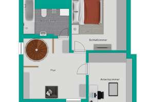 Gepflegte 4,5-Zimmer-Maisonette-Wohnung mit zwei Balkonen in Pliezhausen – 72124 Pliezhausen – Vorschaubild 19