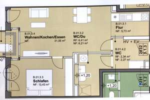 Wohntraum: schicke 2 Zi. Whg. mit Balkon, EBK ,Parkblick & zentrumsnah – Die vollständige Adresse der Immobilie erhältst du vom Anbieter., 80999 Untermenzing, München – Vorschaubild 18