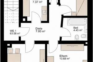 Erstbezug nach Sanierung – helle 3-Zimmer-Wohnung mit effizienter Energietechnik – Die vollständige Adresse der Immobilie erhältst du vom Anbieter., 90461 Glockenhof, Nürnberg – Vorschaubild 8